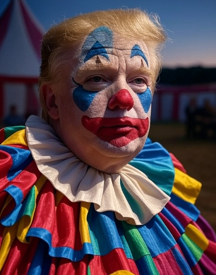 Trump Clown Suit Blank Meme Template