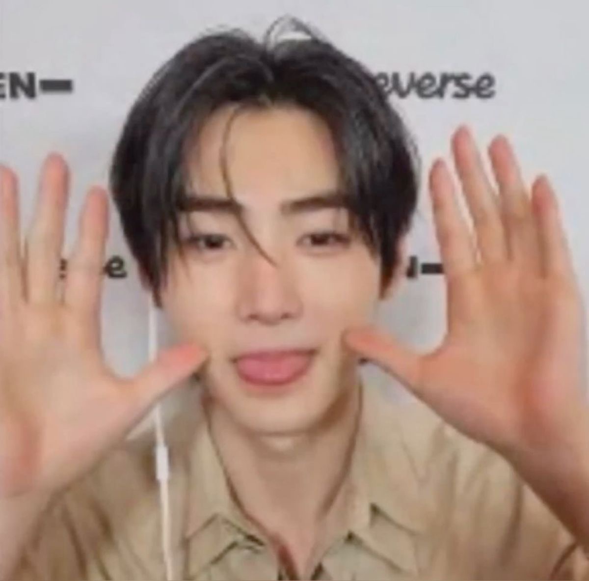 sunghoon reaction pic 12 Blank Meme Template