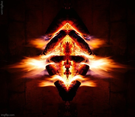 Mask of Fire | image tagged in art | made w/ Imgflip meme maker