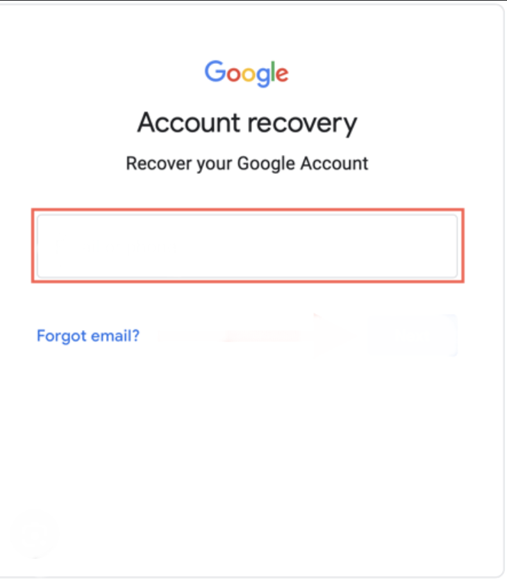 Recover your google account Blank Meme Template