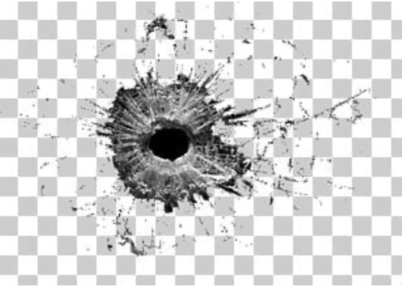 Bullet hole Blank Meme Template