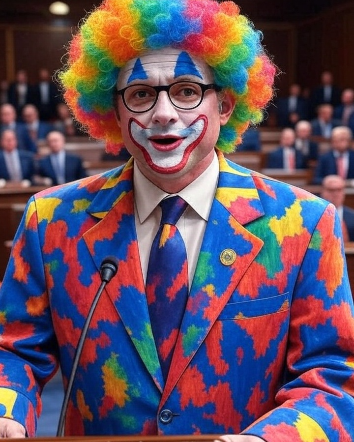 Mike Johnson Republican Clown Speaker House MAGA Blank Meme Template