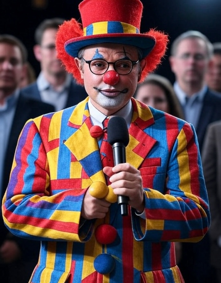Mike Johnson Republican Clown Speaker House MAGA Blank Meme Template