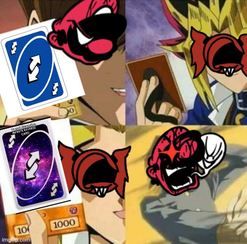 Hannah VS. Devil Mario: In the Shadow Realm | image tagged in yu gi oh | made w/ Imgflip meme maker