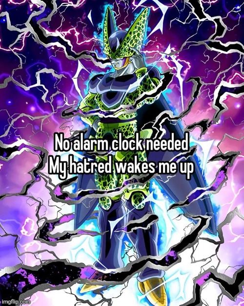 Goon morning guys | image tagged in perfect cell | made w/ Imgflip meme maker