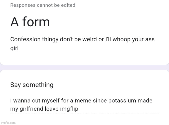 W pottasium | made w/ Imgflip meme maker