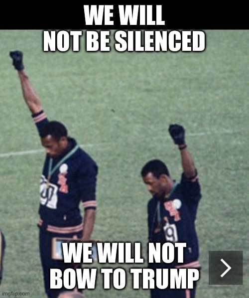 The constitution matters | WE WILL NOT BE SILENCED; WE WILL NOT BOW TO TRUMP | image tagged in donald trump,vice president,democrats,republicans,stand up,no more | made w/ Imgflip meme maker