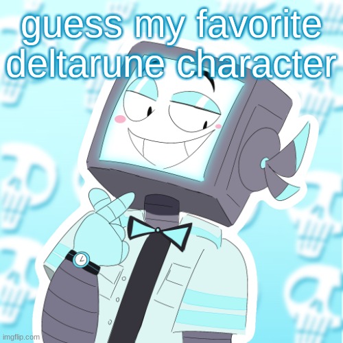 Stupid clanker icy | guess my favourite deltarune character | image tagged in stupid clanker icy | made w/ Imgflip meme maker