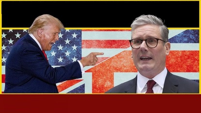 Trump Starmer Blank Meme Template
