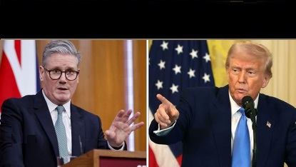 Starmer Trump Blank Meme Template