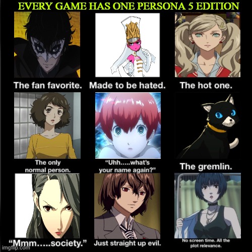every game has one persona 5 edition | EVERY GAME HAS ONE PERSONA 5 EDITION | image tagged in videogames,gaming,every game has one,persona 5,sega,rpg | made w/ Imgflip meme maker