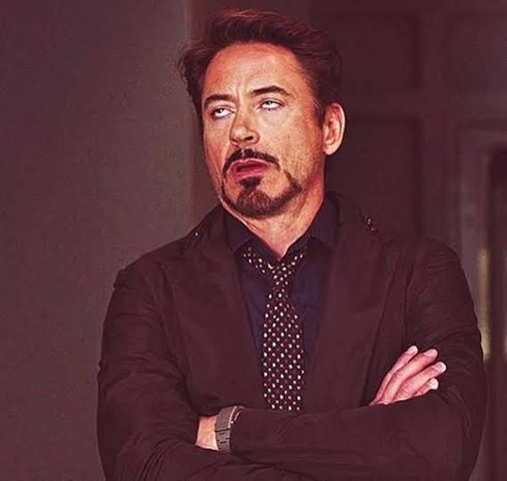 Robert Downey Jr Eyeroll Blank Meme Template