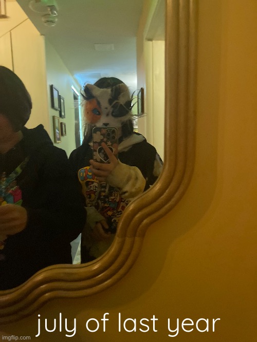 i was at meow wolf | july of last year | made w/ Imgflip meme maker