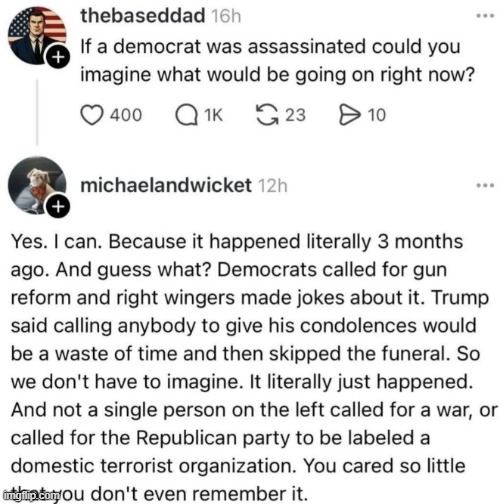 Good response | image tagged in pathetic don | made w/ Imgflip meme maker