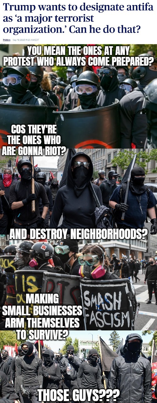 I know about two official Antifa ppl through a music venue. If these guys protested for MY causes, I'd want them gone even more | image tagged in antifa,terrorism,american politics | made w/ Imgflip meme maker