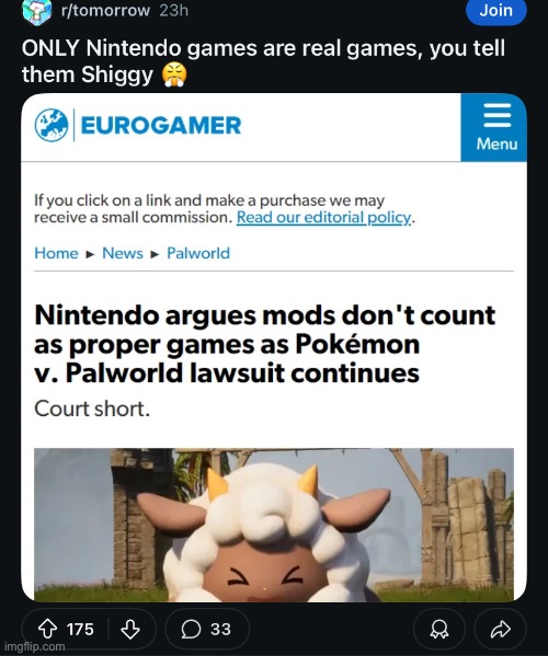 Then wtf was the point of suing Palworld and taking down Pokemon Romhacks? | made w/ Imgflip meme maker