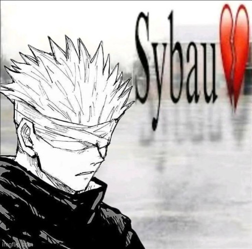 . | image tagged in gojo sybau | made w/ Imgflip meme maker