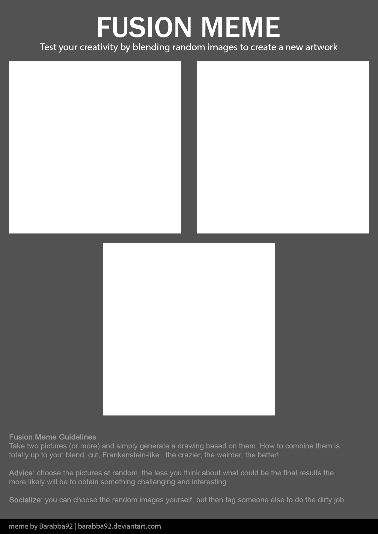 Fusion Meme Template Blank Meme Template
