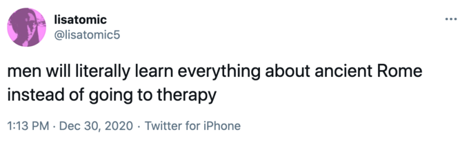 Men will literally instead of going to therapy Blank Meme Template