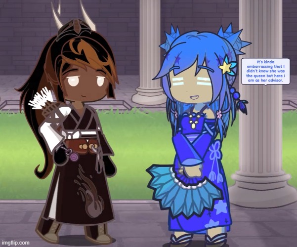 They're sharing stories about the ancients they work for (oc x cannon my beloved) | image tagged in gacha,cookie run kingdom | made w/ Imgflip meme maker