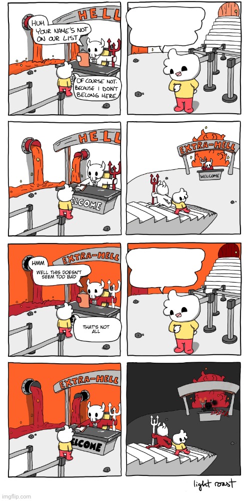 Hell & Extra Hell | image tagged in hell extra hell | made w/ Imgflip meme maker