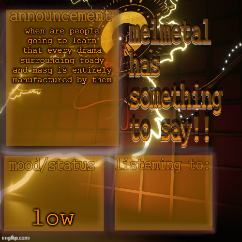 they've degraded their image to the point that the only reason anyone cares about them is because they're part of a lot of drama | when are people going to learn that every drama surrounding toady and masq is entirely manufactured by them; low | image tagged in stop,falling,for,this,shit | made w/ Imgflip meme maker