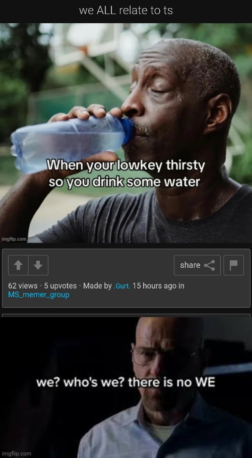 image tagged in we who's we there is no we | made w/ Imgflip meme maker