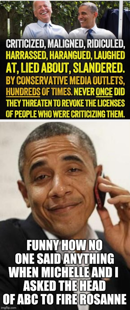 Rules for Dems, not anyone else | image tagged in obama,fascist,abc,kimmel | made w/ Imgflip meme maker