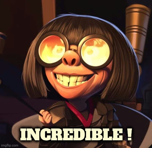 Exactly | INCREDIBLE ! | image tagged in exactly | made w/ Imgflip meme maker