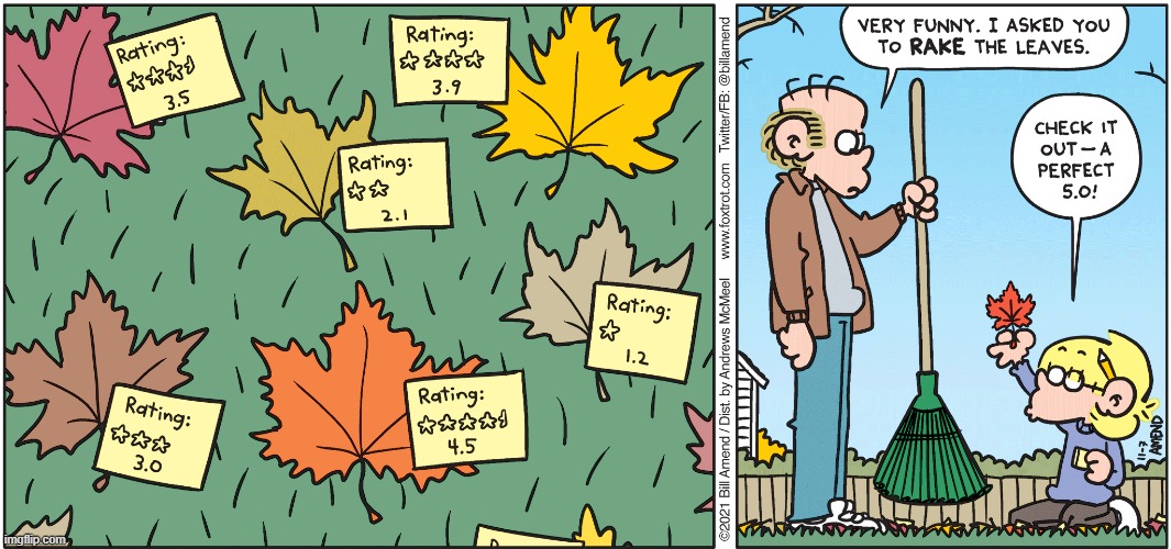 image tagged in autumn,leaves,autumn leaves,rake,rate,lol | made w/ Imgflip meme maker