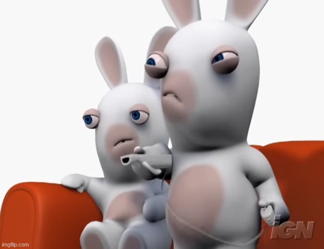 Rabbid Wii Remote | image tagged in rabbid wii remote | made w/ Imgflip meme maker