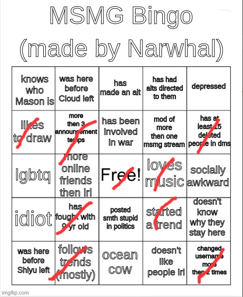 so close yet so far | image tagged in msmg bingo | made w/ Imgflip meme maker