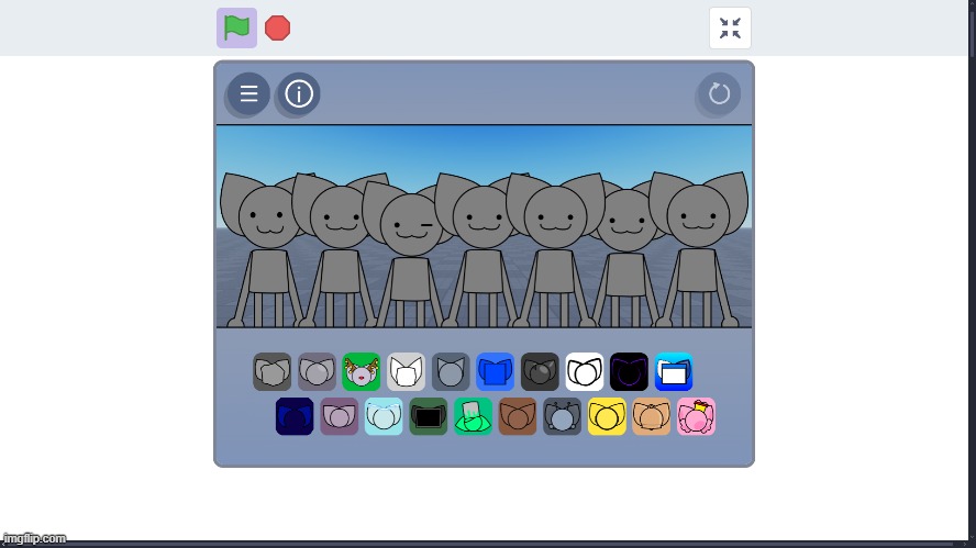 how do i full screen in scratch | made w/ Imgflip meme maker