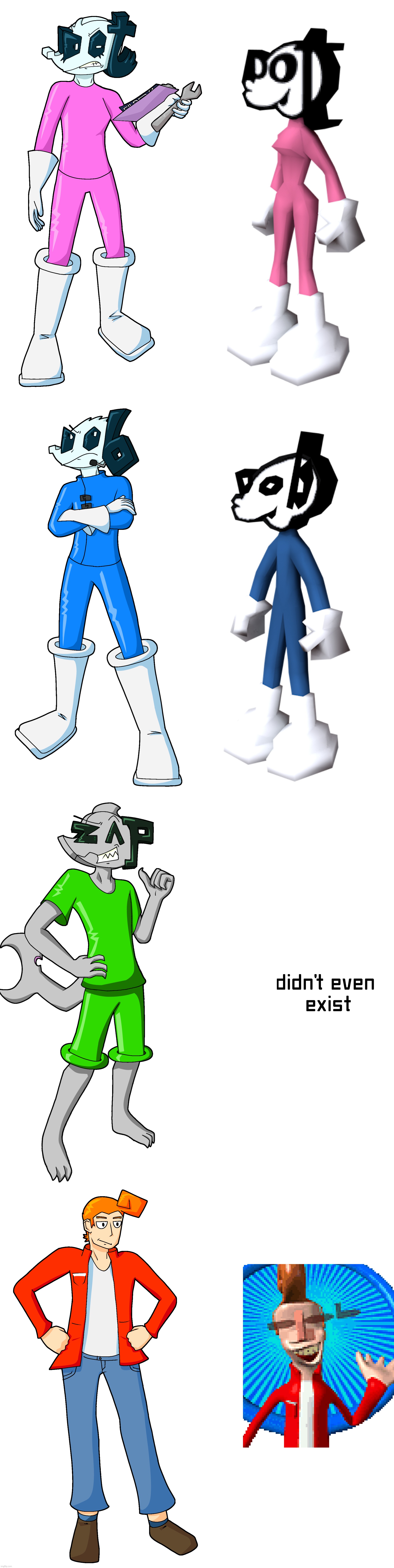 These guys are gonna be playable in my fangame | made w/ Imgflip meme maker