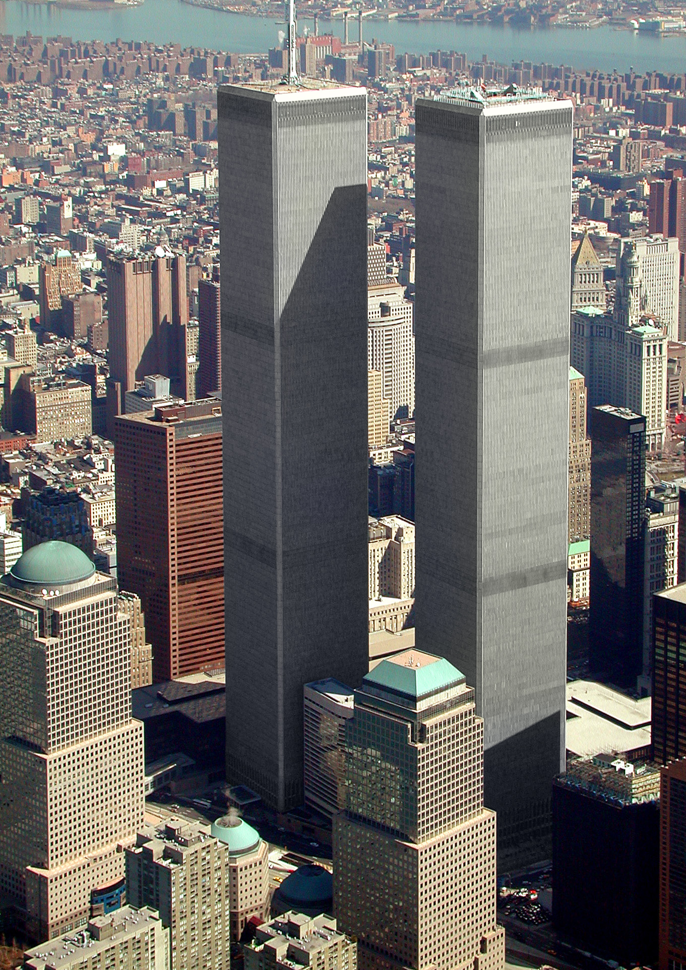 Twin towers Blank Meme Template