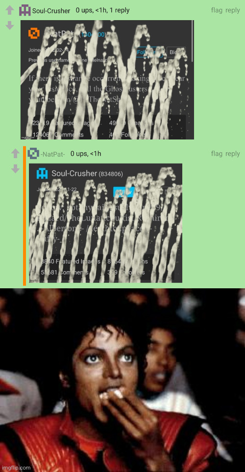 image tagged in michael jackson eating popcorn | made w/ Imgflip meme maker