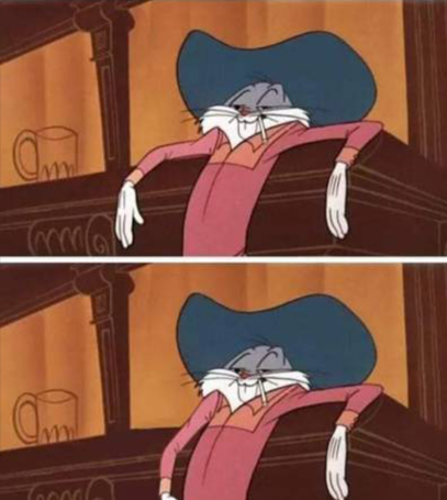 Bugs bunny disgusting Blank Meme Template