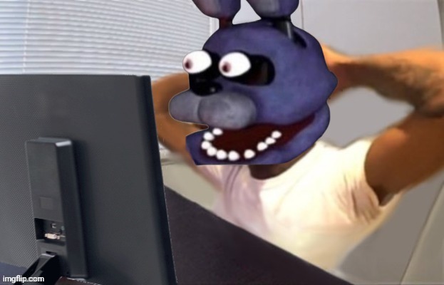 Shocked Bonnie | image tagged in shocked bonnie | made w/ Imgflip meme maker