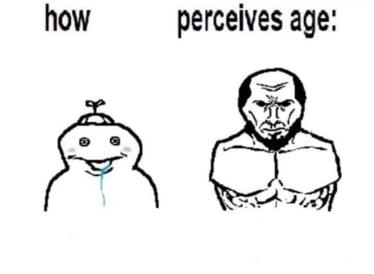 how x perceives age Blank Meme Template