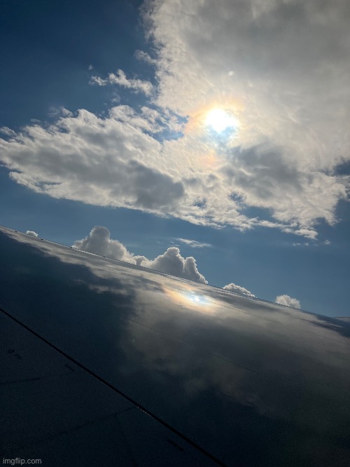 Taken during my flight to vacation | made w/ Imgflip meme maker