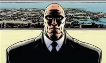 High Quality Uncanny bussiness man Blank Meme Template