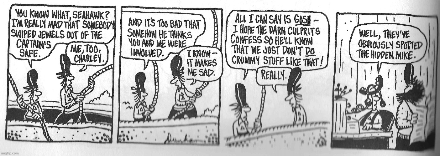 Classic Overboard | image tagged in comics | made w/ Imgflip meme maker