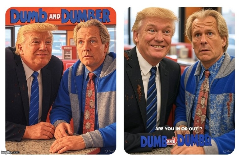 Trump and Trumper | image tagged in donald trump,trump | made w/ Imgflip meme maker