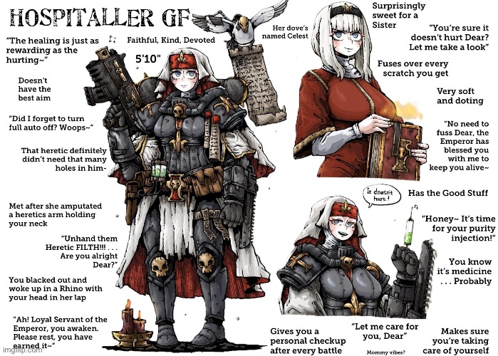 Taking bennies with your girlfriend | image tagged in memes,shitpost,warhammer 40k,girlfriends,good girlfriend | made w/ Imgflip meme maker