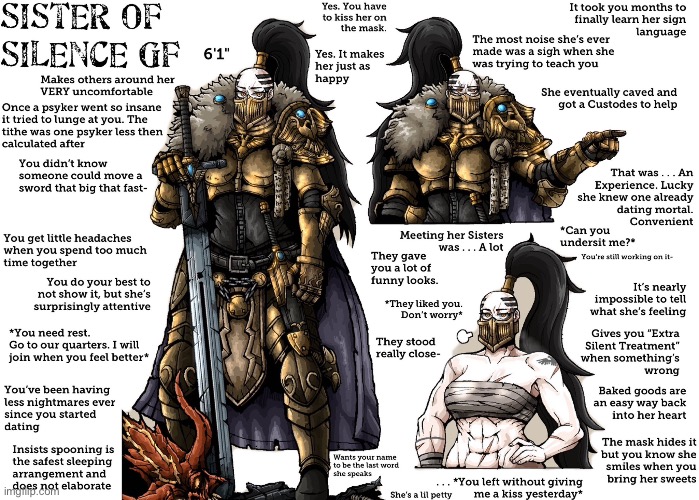 Mutey girlfriend | image tagged in memes,shitpost,warhammer40k,girlfriends,mute | made w/ Imgflip meme maker