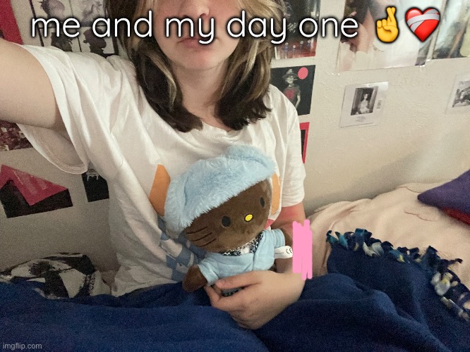 me and my day one 🤞❤️‍🩹 | made w/ Imgflip meme maker