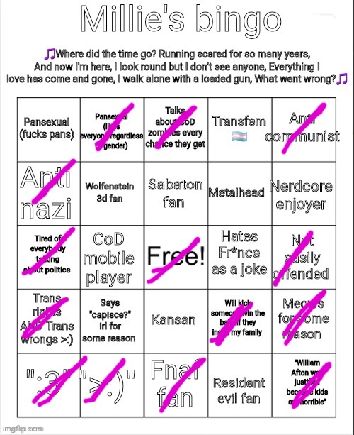 Hai | image tagged in millie's bingo | made w/ Imgflip meme maker