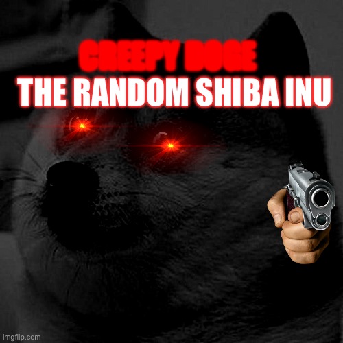 Doge | CREEPY DOGE; THE RANDOM SHIBA INU | image tagged in memes,doge | made w/ Imgflip meme maker