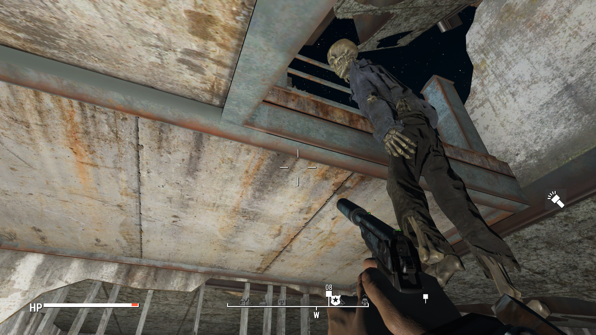 Fallout Four Also Skeleton Grabbing Railing Blank Meme Template