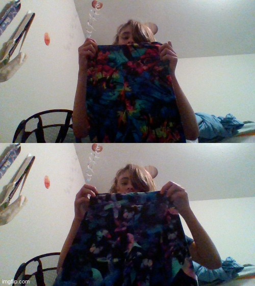 down to two leggings for my dress pic | made w/ Imgflip meme maker